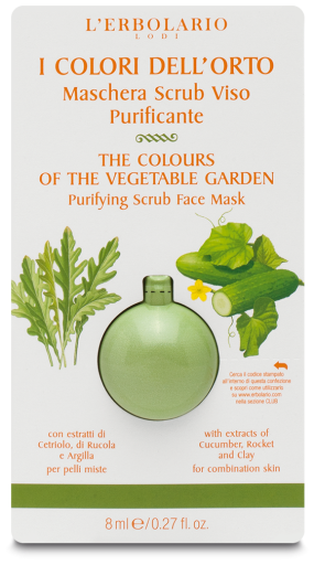 I Colori dell'Orto Oczyszczająca maseczka złuszczająca 8 ml