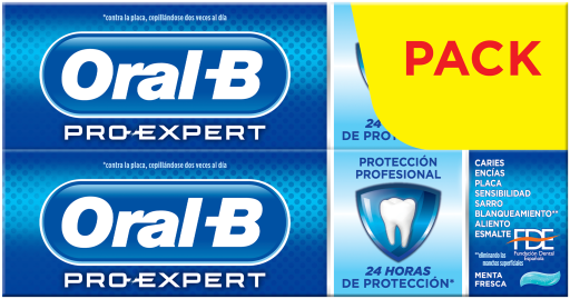 Opakowanie 2 Pasty do zębów Pro-Expert profesjonalna ochrona 75 ml