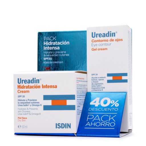Isdin Ureadin Krem nawilżający 50 ml + Kontur oczu 15 ml