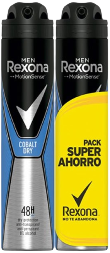 Kobaltowy suchy dezodorant w sprayu dla mężczyzn 2x200 ml