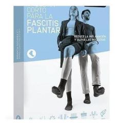 Kr&oacute;tkie skarpetki na zapalenie powięzi podeszwowej czarne małe