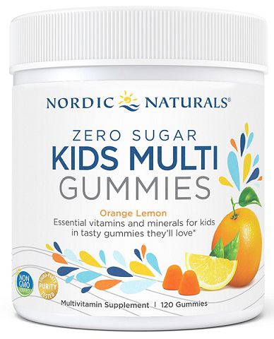 Kids Multi Zero Sugar, Orange Lemon 120 żelków