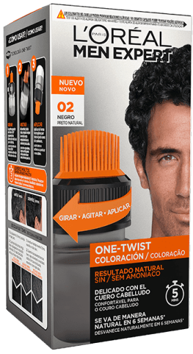 Men Expert One Twist Koloryzacja do siwych włosów 50 ml