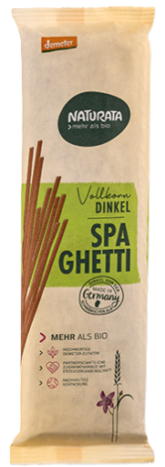 Spaghetti z mąki pełnoziarnistej orkiszowej 500 gr