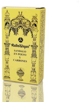 Radhe Shyam Kadzidło Sandałowe w Proszku I Węgle 100 gr