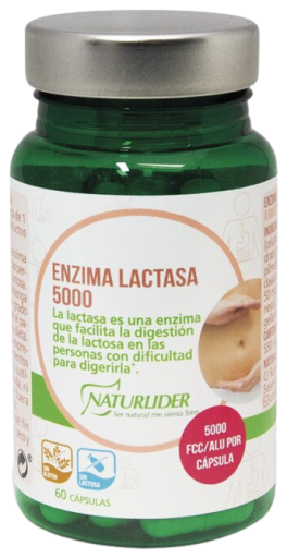 Naturlider Enzym laktazy 5000 Fcc 60 kapsułek