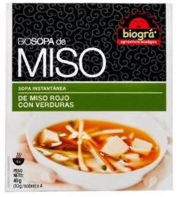 Biogra Zupa Miso z Warzywami 4 x 40 gr