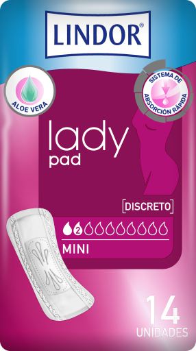 Lady pad mini 2 krople 14 szt.