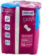 Lady Pad Maxi Night 6 Kropli 14 Jednostek