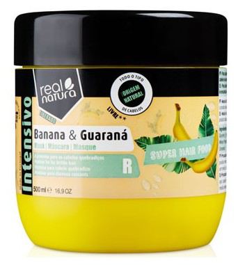 Super Hair Food Maska do Włosów Banan i Guarana 500 ml