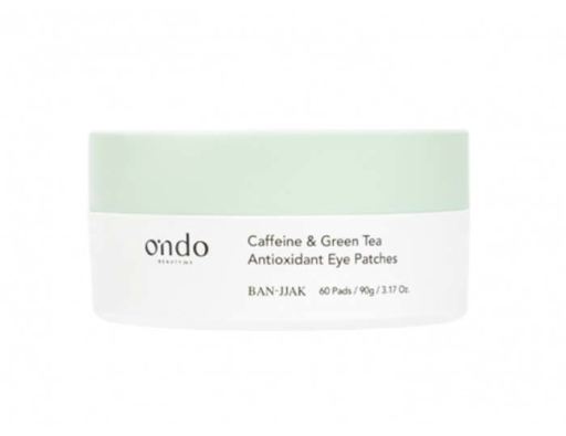 Ondo Beauty 36.5 Przeciwutleniające płatki pod oczy z kofeiną i zieloną herbatą 90 ml