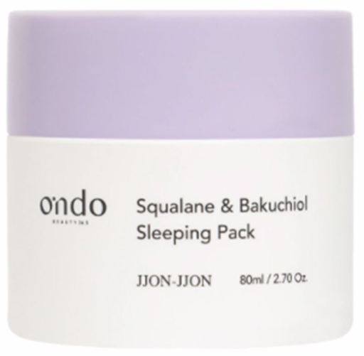 Ondo Beauty 36.5 Skwalen i Bakuchiol Zestaw maseczek na noc 80 ml