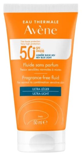 Płyn do opalania bez zapachu SPF 50 50 ml