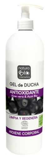 NaturaBIO Cosmetics Aloes i A&ccedil;ai Przeciwutleniający żel pod prysznic 740 ml