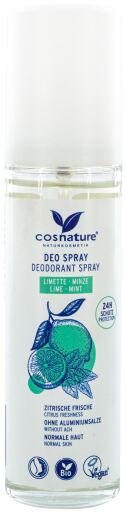 Organiczny dezodorant w sprayu z miętą i limonką 75 ml