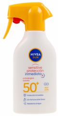 Natychmiastowa ochrona Spray do opalania Sensitive &amp; Protection SPF 50+ 270 ml