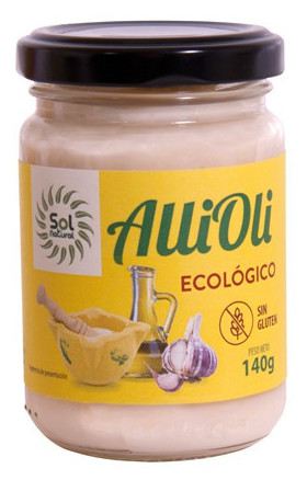 Ekologiczny wegański sos allioli 140 gr