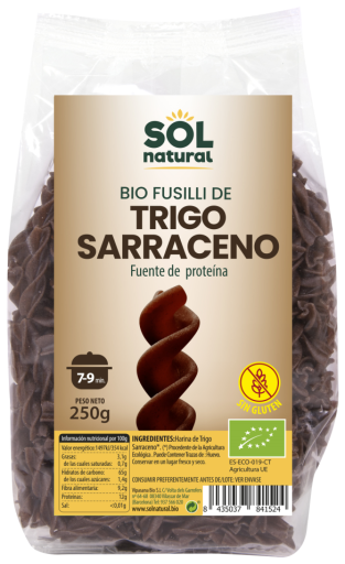 Ekologiczne Fusilli Gryczane Bezglutenowe 250 gr