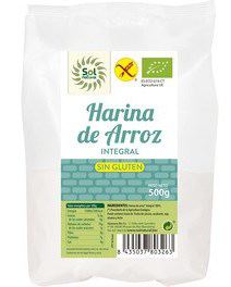 Mąka Ryżowa Brązowa Bez Glutenu Bio 500 gr