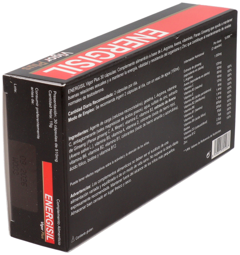 Energisil Vigor Plus Żeń-szeń + Arginina