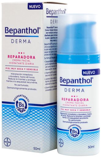 Bepanthol Naprawczy nawilżający krem do twarzy 50 ml