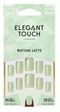 Sztuczne Paznokcie Migdałowe Matcha Latte 24 szt.