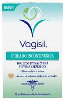Chusteczki na nietrzymanie moczu 12 sztuk