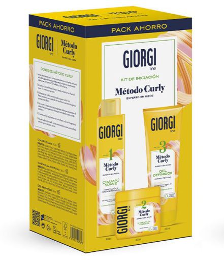 Giorgi Line Curly Method Zestaw startowy 3 sztuki