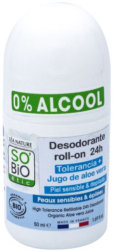 Tolerancja + 24H Dezodorant Aloe Vera Bio 50 ml