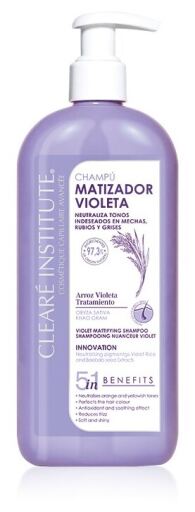 Clear&eacute; Institute Szampon matujący Violet 400 ml