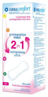 Maxi 2-w-1 Wkładki higieniczne Ultra Pads 24 sztuki