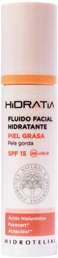 Nawilżający fluid do twarzy do cery tłustej SPF 15 50 ml