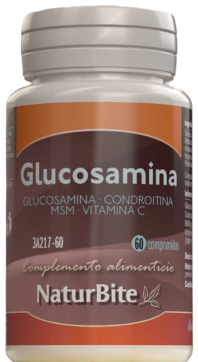 Naturbite Glukozamina Chondroityna Msm Witamina C 60 Tabletek