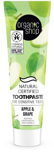 Organic Shop Jabłko i Winogrono Dental Sensitivity Pasta do Zęb&oacute;w 100 gr