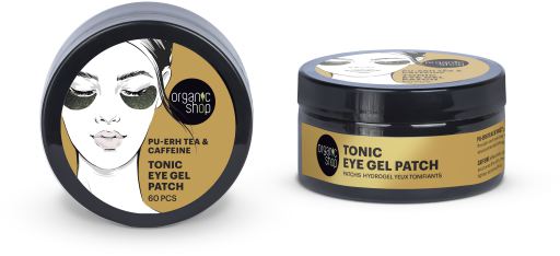 Organic Shop Tonizujący płatek pod oczy z herbatą Pu-Erh i kofeiną 60 jednostek