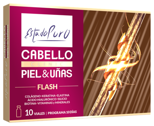 Pure State Hair Skin &amp; Nails Flash 10 fiolek