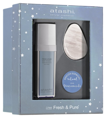 Atashi Fresh & Pure serum do klatki piersiowej na noc odnawiające + Takimochiii