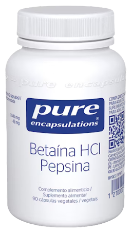 Pure Encapsulations Betaina HCl Pepsin 90 kapsułek