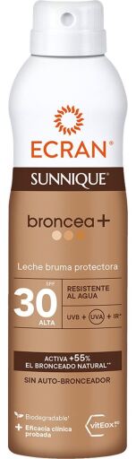 Ecran Sunnique Broncea+ Ochronna Mgiełka SPF 30 250 ml