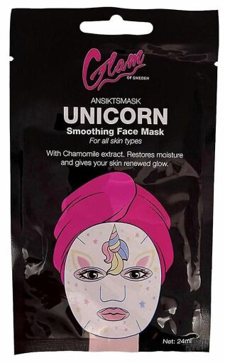 Glam Of Sweden Jednorożec Wygładzająca Maseczka do Twarzy 24ml