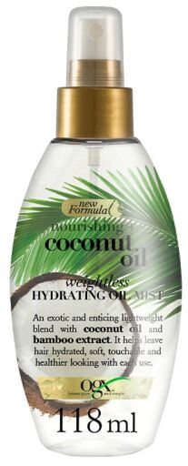 Mgiełka do włosów z olejem kokosowym 118 ml