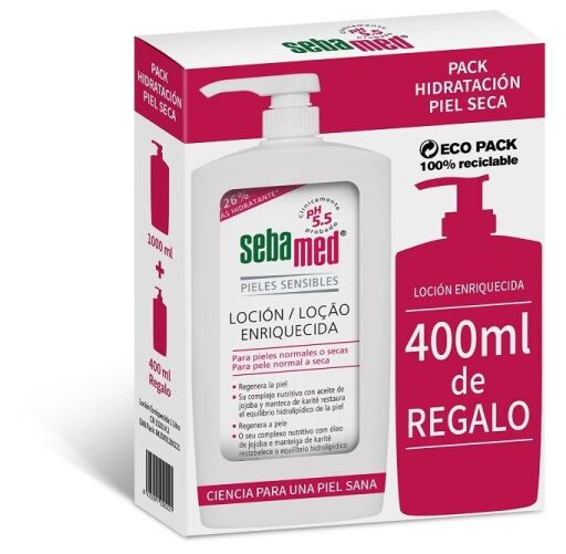 Sebamed Wzbogacony balsam nawilżający opakowanie 2 sztuki