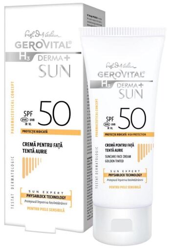 Gerovital Koloryzujący krem do twarzy SPF 50 50 ml