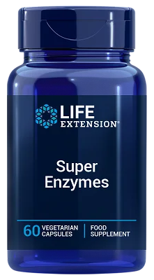 Life Extension Super Enzymy 60 Kapsułek Roślinnych