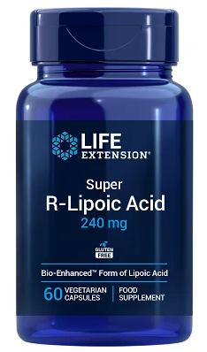 Super kwas R-liponowy 240 mg 60 kapsułek wegetariańskich