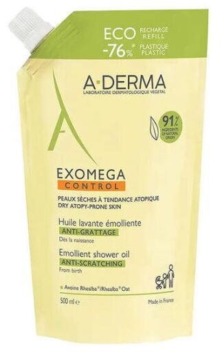 A-DERMA Exomega Control Olejek pod prysznic Eco Recharge 500 ml
