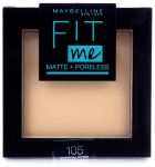 Fit Me Matte + Poreless Puder matujący 9 gr