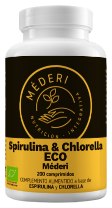 M&eacute;deri Nutrici&oacute;n Integrativa Spirulina i Chlorella Eco 200 tabletek