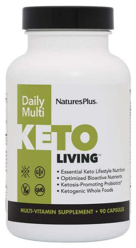NaturesPlus Keto Living Daily Multiwitaminy 90 kapsułek