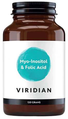 Viridian Myo Inozotol i Kwas Foliowy 120 gr